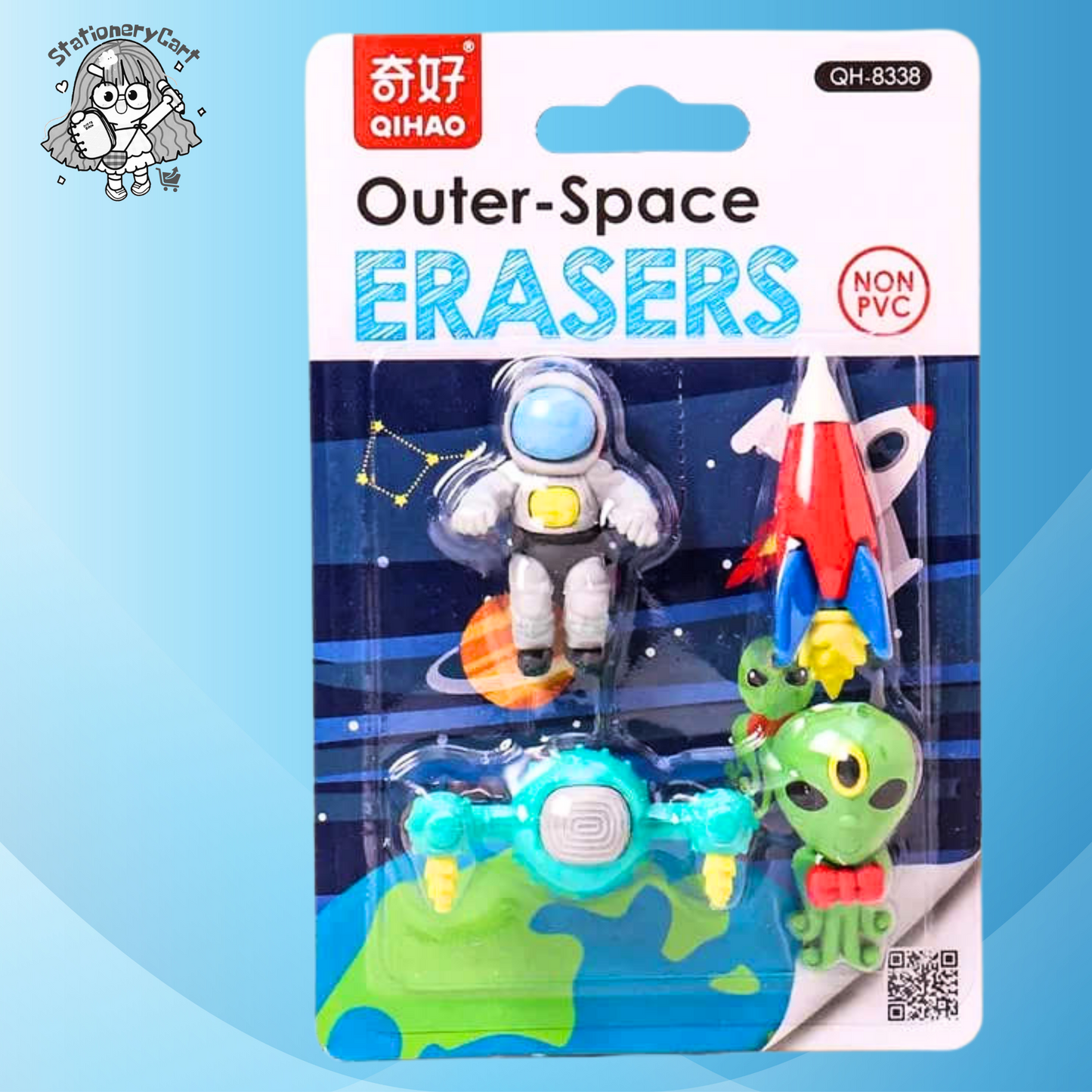 Astronaut Eraser Pack