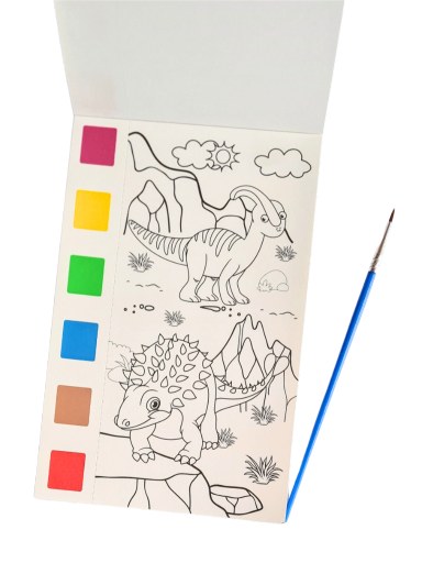 Water Colour Book (Dinosaur)