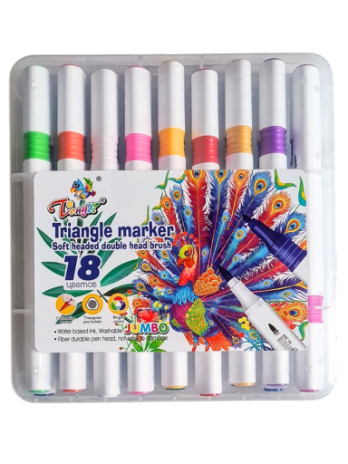 Double Head Triangular Marker