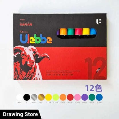 Acrylic Marker 12COL