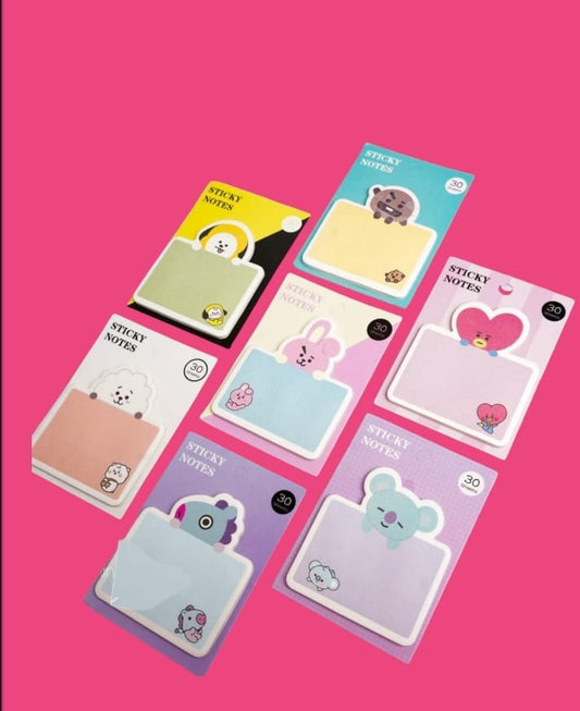 BTS Sticky Notes