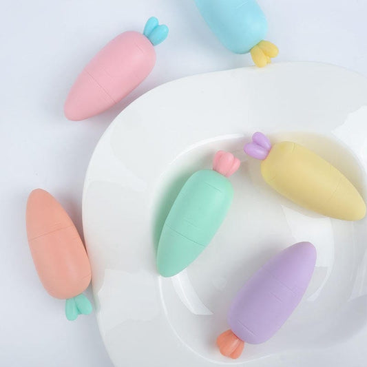 Carrot Shaped Pastel Highlighter - Set of 6